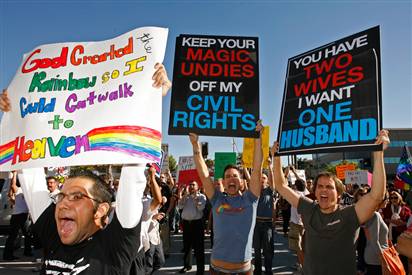 Gay Marriage Protests 48