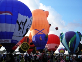 Albuquerque Balloon Fiesta Special Shapes several