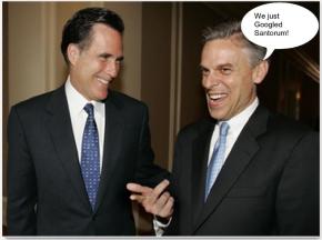 Hump Day funny photo with caption Mitt just googled Santorum