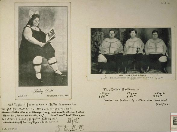 Baby Doll and The Three Fat Brothers, circus acts