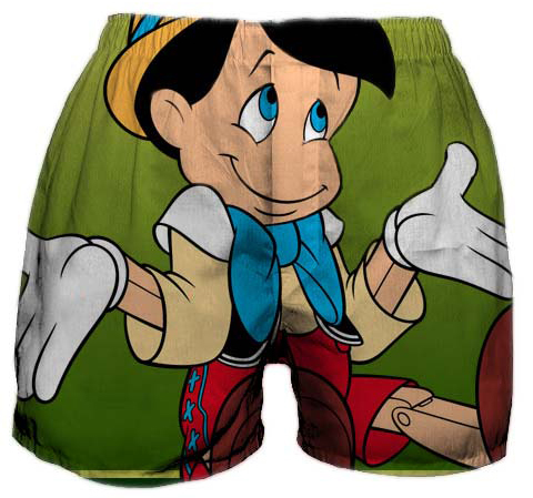 pinocchio boxer shorts missing nose make it appear and grow