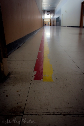 Follow the yellow-red line.