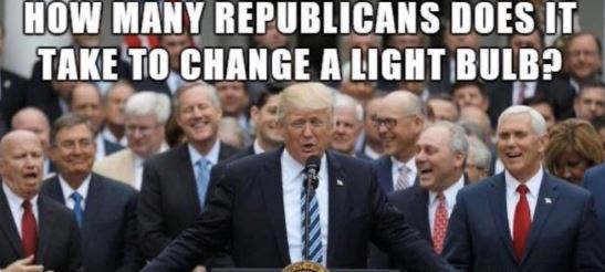 How many Republicans does it take to change a lightbulb?